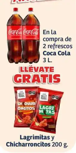 Soriana Mercado Coca Cola Lagrimitas y Chicharroncitos oferta