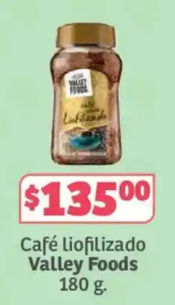 Soriana Súper Valley Foods Café liofilizado oferta