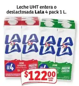 Soriana Mercado Lala Leche UHT entera o deslactosada oferta