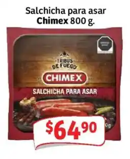 Soriana Mercado Chimex salchicha para asar oferta