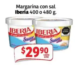 Soriana Mercado Iberia margarina con sal oferta