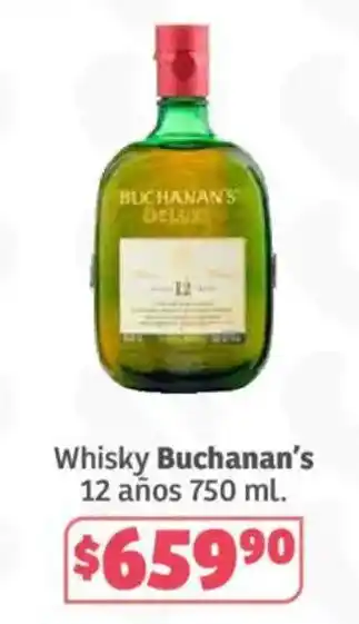 Whisky Buchanan's 12 años