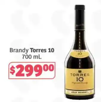 Soriana Súper Brandy Torres 10 oferta