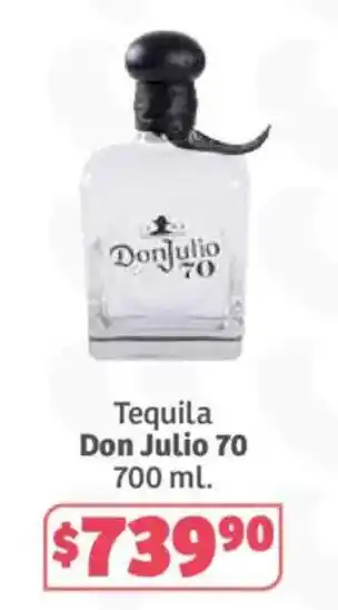 Soriana Súper Don Julio 70 oferta