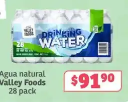 Soriana Súper Valley Foods Agua natural oferta
