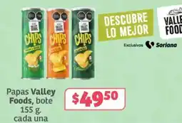 Soriana Súper Papas Valley Foods oferta