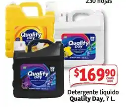 Soriana Mercado Quality Day Detergente líquido oferta