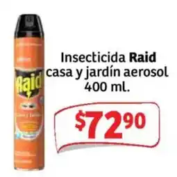 Soriana Mercado Raid insecticida casa y jardin aerosol oferta