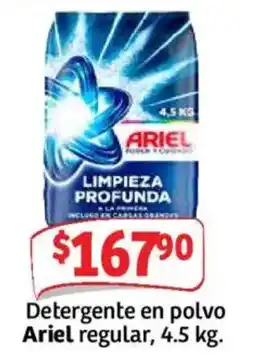 Soriana Mercado Ariel detergente en polvo oferta