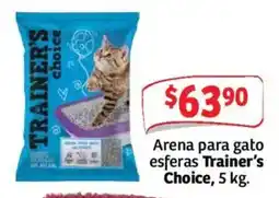Soriana Mercado Trainer's Choice arena para gato esferas oferta