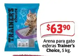 Soriana Mercado Trainer's Choice arena para gato esferas oferta