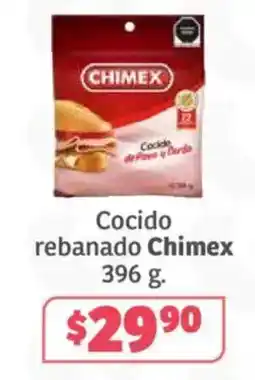 Soriana Súper Chimex Cocido rebanado oferta