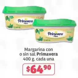 Soriana Súper Primavera margarina con o sin sal oferta
