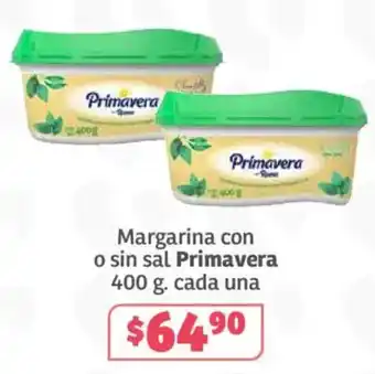 Soriana Súper Primavera margarina con o sin sal oferta
