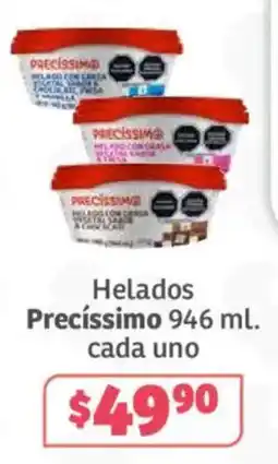 Soriana Súper Helados Precíssimo oferta