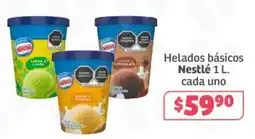 Soriana Súper Helados básicos Nestlé oferta