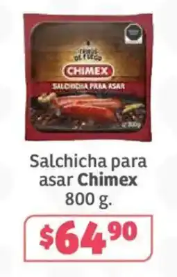 Soriana Súper Chimex salchicha para asar oferta
