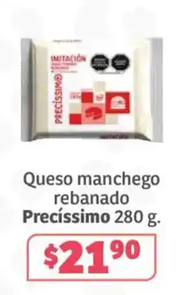Soriana Súper Precíssimo Queso manchego rebanado oferta