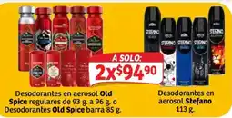 Soriana Mercado Old Spice desodorantes en aerosol oferta