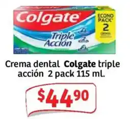 Soriana Mercado Colgate triple acción oferta