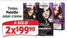 Soriana Mercado Palette Tintes Palette color creme oferta