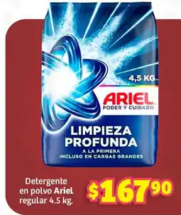Soriana Súper Ariel detergente en polvo oferta