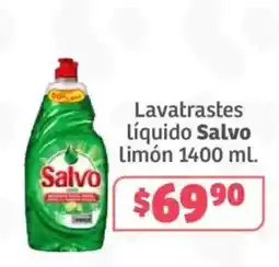 Soriana Súper Salvo lavatrestes líquido limón oferta