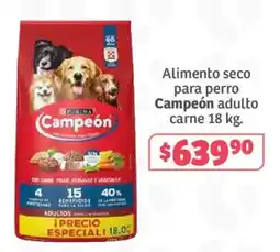 Soriana Súper Purina Campeón adulto carne oferta