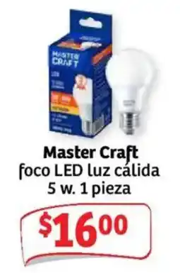 Soriana Mercado Master Craft foco LED luz cálida oferta