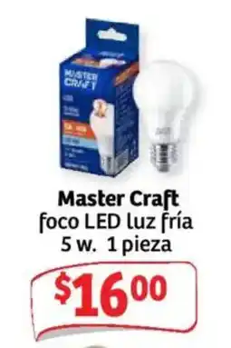 Soriana Mercado Master Craft foco LED luz fría oferta