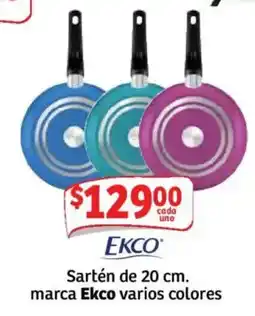 Soriana Mercado Ekco sartén oferta