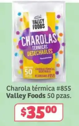 Soriana Súper Valley Foods charolas térmicas desechables oferta