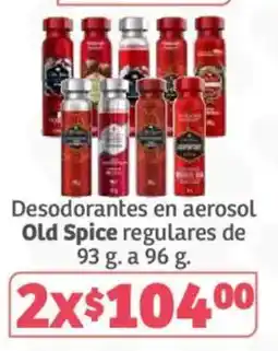 Soriana Súper Old Spice desodorantes en aerosol regulares oferta