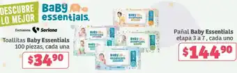 Soriana Súper Baby Essentials Toallitas oferta