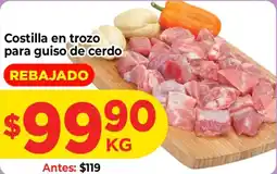 HEB Costilla en trozo para guiso de cerdo oferta