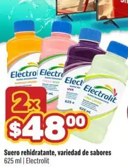 Smart & Final Electrolit Suero rehidratante, variedad de sabores oferta