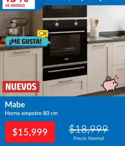 Sodimac Homecenter Mabe Horno empotre oferta