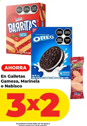 Galletas Gamesa, Marinela o Nabisco