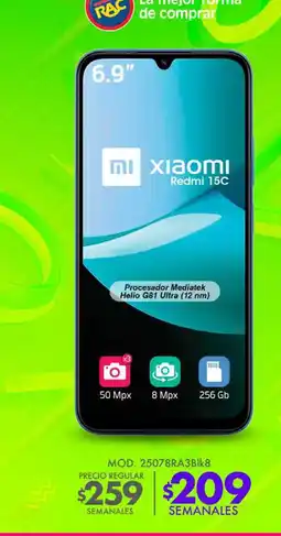 RAC xiaomi redmi 15c oferta