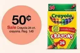 Target Crayola crayons oferta