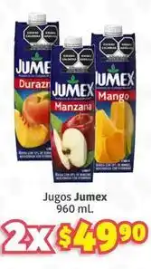 Soriana Híper Jumex - jugos oferta