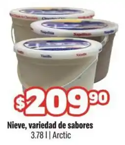 Smart & Final Nieve, variedad de sabores oferta