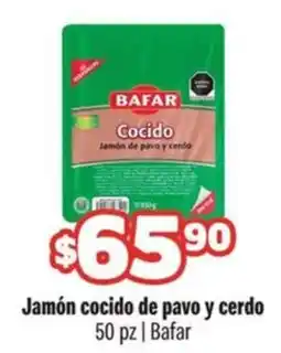 Smart & Final Bafar jamón cocido de pavo y cerdo oferta