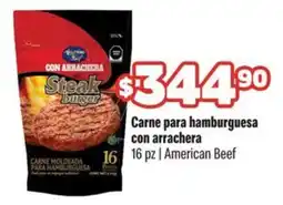 Smart & Final Steak Burger oferta