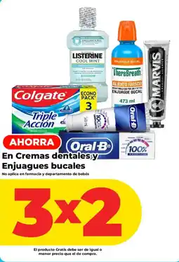 HEB En cremas dentales y enjuagues bucales oferta