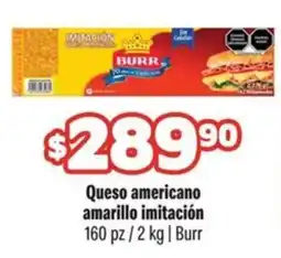 Smart & Final Burr Queso americano amarillo imitación oferta