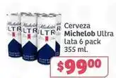 Soriana Híper Michelob - cerveza lata oferta