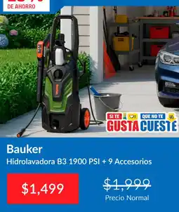 Sodimac Homecenter Bauker Hidrolavadora B3 1900 PSI + 9 Accesorios oferta