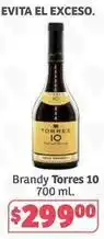 Soriana Híper Torres 10 - brandy oferta