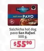 Soriana Híper San rafael - salchicha hot dog pavo oferta